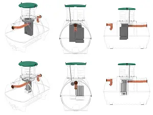 Септик Rostok Ground 6 с горловиной 600 мм 3